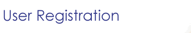 User Registration